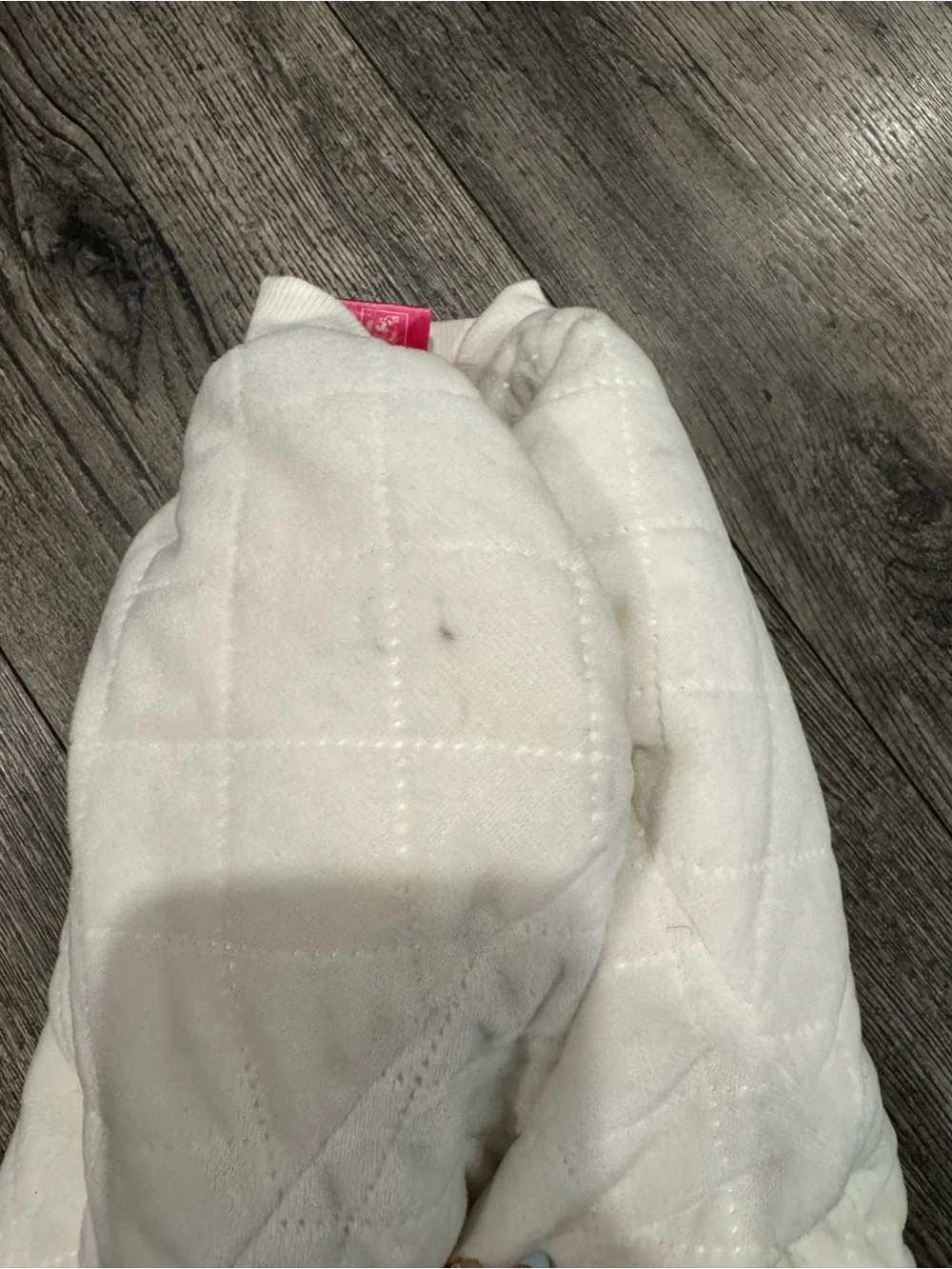 Disney Cream Quilted Minnie Mouse Jacket with Red Accents